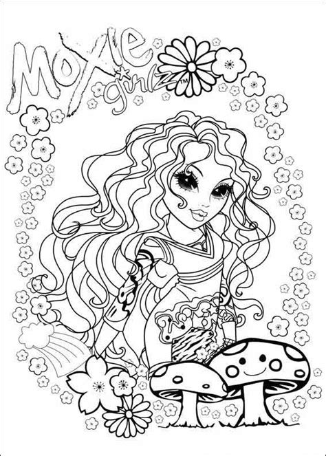 Moxie Coloring Pages For Girls To Print For Free