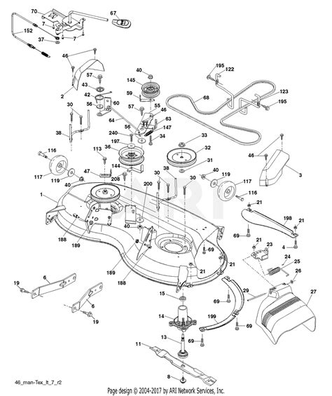 Poulan Pb175a46 96042015300 2013 09 Parts Diagram For Mower Deck