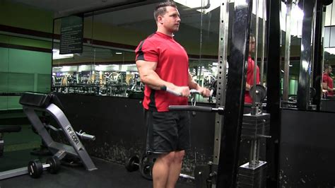 Ez Bar Cable Reverse Bicep Curl Youtube