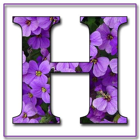 Free Printable Flower Alphabet Letters