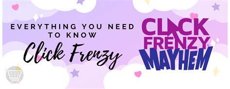 Click Frenzy Is Here! But What Does That Mean? - Markdown Addicts Australia