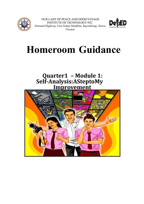 Homeroom Guidance G12 Q1 Module 1 Homeroom Guidance G12 Q1 Module 1