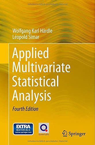 Applied Multivariate Statistical Analysis Th Edition FoxGreat