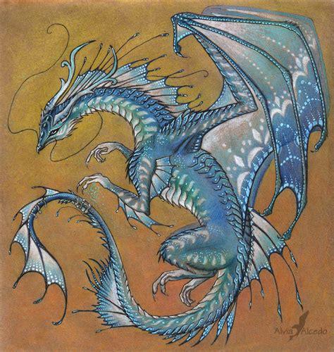 Blue Agate Dragon By Alviaalcedo On Deviantart