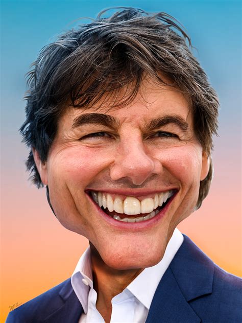 Tom Cruise Celebrity Caricature On Behance