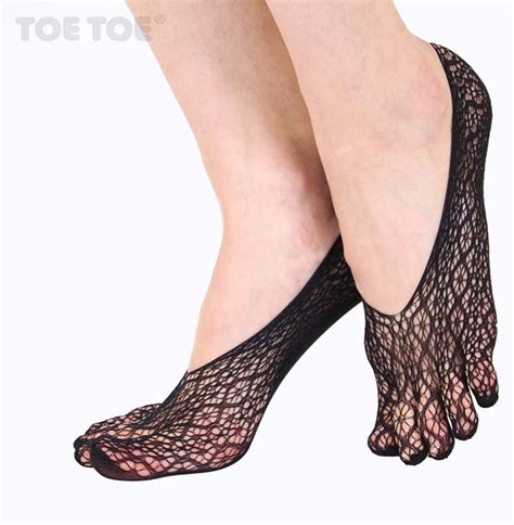 Toe Anklet Fishnet 4 Comfortable Socks Fashion Favorite Toe Socks