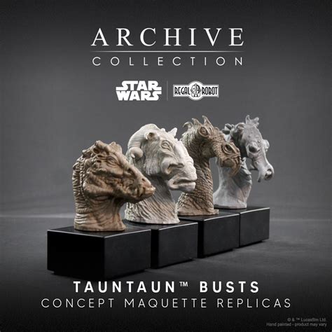 Tauntaun Busts Concept Maquette Replicas Phil Tippett Signature