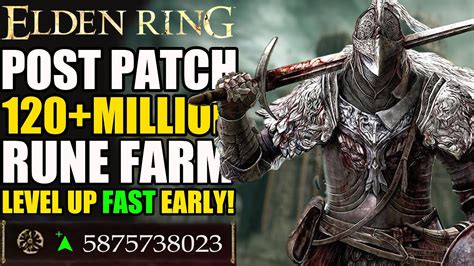 Post Patch New Million Runes In Hour Elden Ring Best Rune Farming Easy And Fast