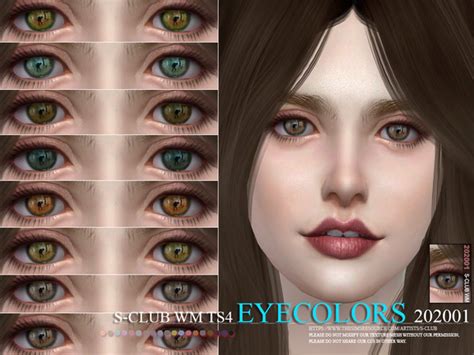 Eyecolors 202001 By S Club Wm At Tsr Sims 4 Updates