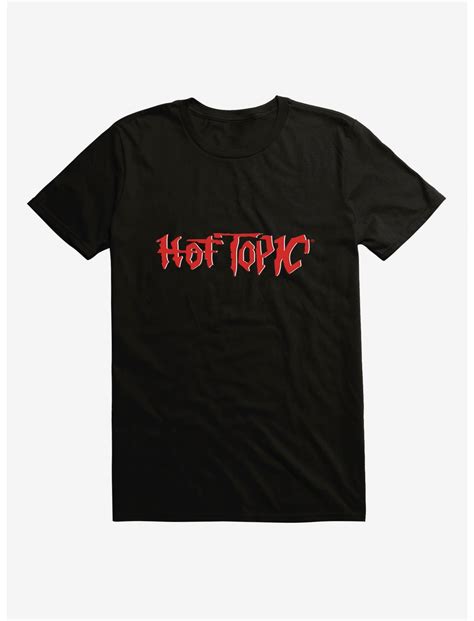 Retro Hot Topic Logo T Shirt Hot Topic