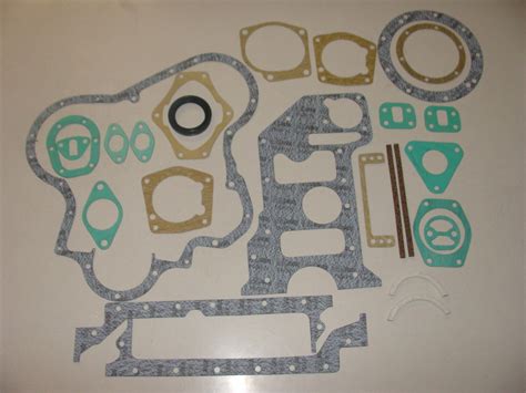 New Bottom Gasket Set With Seal ROPE FITS Perkins A3 152 M Ferguson