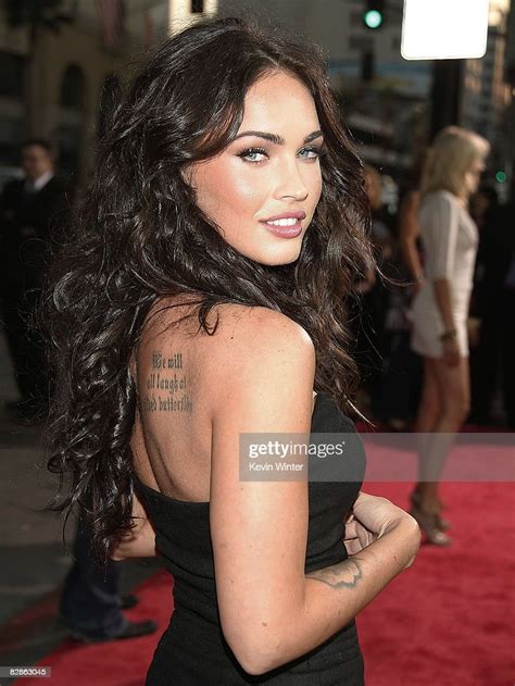 Actress Megan Fox Arrives At The Premiere Of Dreamworks Eagle Eye