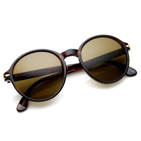 Retro Indie Dapper Round Fashion Sunglasses Zerouv