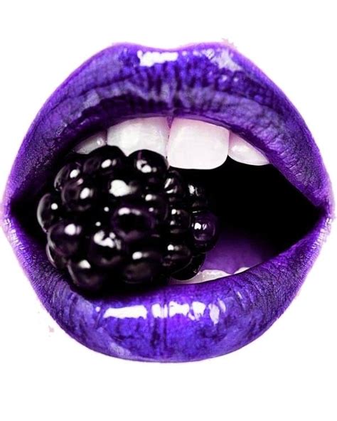 Purple Lips Arte Dos L Bios Pintura Para L Bios Cores Para L Bios