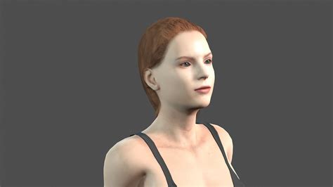 Download File Beautiful Woman Rigged And Animated For Unity • 3d Print Model ・ Cults