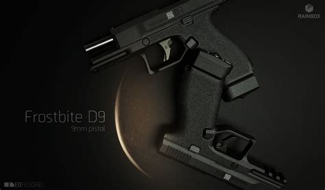 Artstation Frostbite D9 Pistol Concept Ed Fedorei