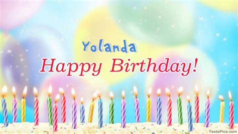Cool Congratulations For Happy Birthday Of Yolanda