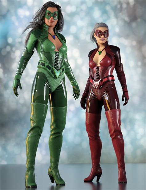 Superhero Sci Fi Suit For Genesis 8 Females Daz 3d