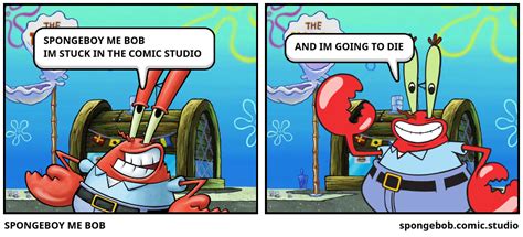 Spongeboy Me Bob Comic Studio
