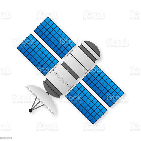 Artificial Satellites Gps Communication Navigation Concept Vector