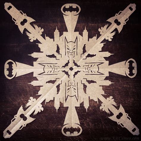 Batman Geeky Snowflake Patterns Popsugar Tech Photo 15