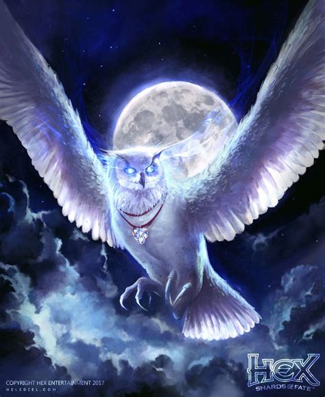 Magical Owl By Nele Diel Dark Fantasy Art Beautiful Fantasy Art