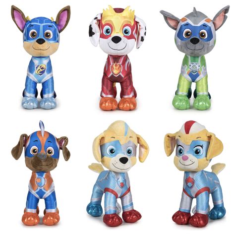 Official Paw Patrol Super Paws Mighty Pups Plush Soft Toys Etsy