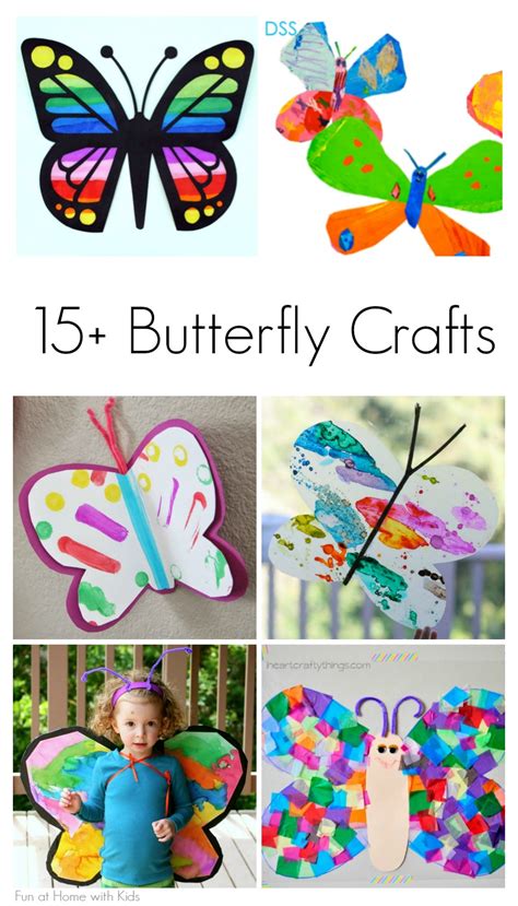 15 Spring Butterfly Crafts For Kids