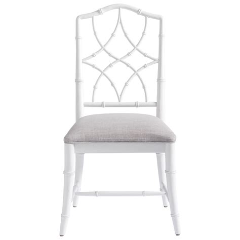 Paula Deen By Universal Bungalow Keeping Room Upholstered Chair With Intricate Chair Back Design