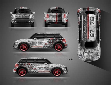 The Approved Full Wrap Design For Mini Cooper Ddcustoms Design By