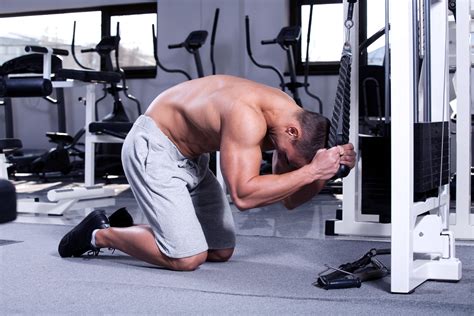 Abs Workout Cable Crunch WorkoutWalls