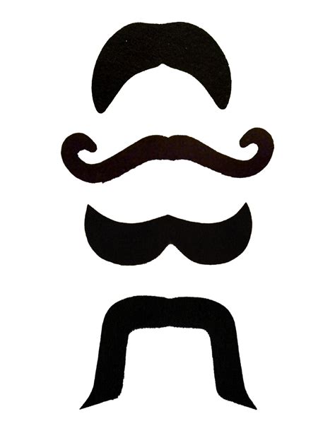 Printable Mustaches Templates Clipart Best