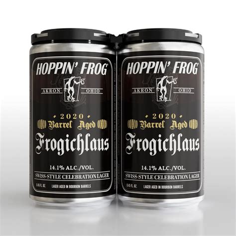 Barrel Aged Frogichlaus Swiss Style Celebration Lager 2020 Hoppin Frog