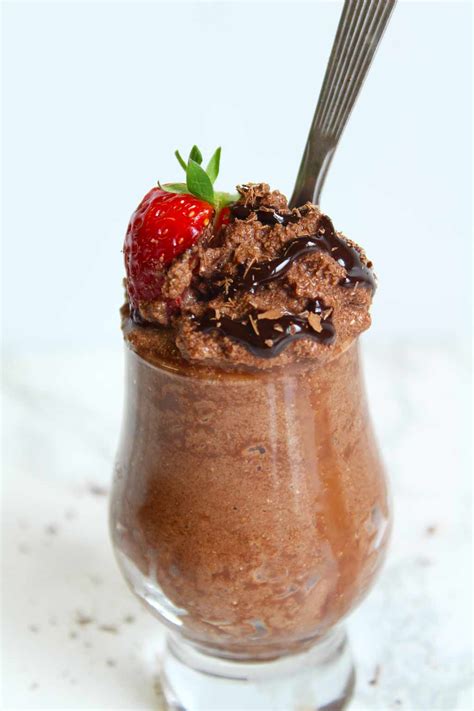 Dole has chocolate covered banana's in the freezer section at most grocery stores. Low Carb Chocolate Mousse - BakedbyClo | Vegan Dessert Blog