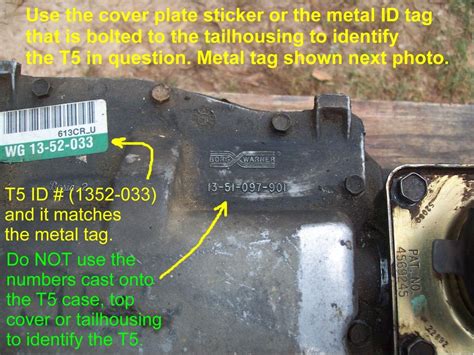 T Transmission Identification What The Tags And Markings Mean Lugnutz Chevystepside In