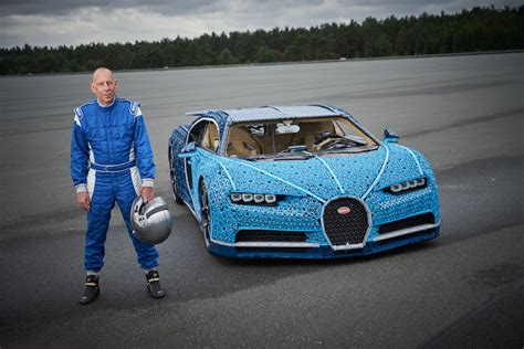 This 3,300 lb chiron makes just 5.3 hp with a top speed of 12.4 mph and is every bit as awesome as the real deal. Fully-Functional LEGO Car is a Replica of Bugatti Chiron