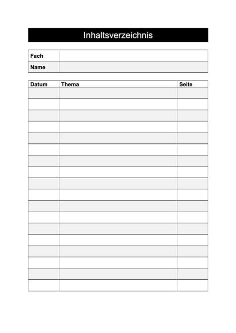Klick hier für geile hausrauen pornos kostenlos. Inhaltsverzeichnis Vorlage - gratis Word- und PDF-Vorlage ...