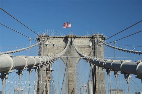 Brooklyn Bridge Cables And Tower New York City 11066