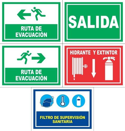 60 Señalamientos A Escoger Proteccion Civil Señaletica | Envío gratis