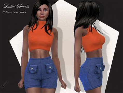 S4 Jessica Shorts The Sims 4 Catalog