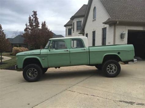 Dodge thought enough of their crew cab trucks to put out a separate brochure for them in 1966. Cummins Swapped 1964 Dodge Power Wagon Crew Cab | Bring a ...