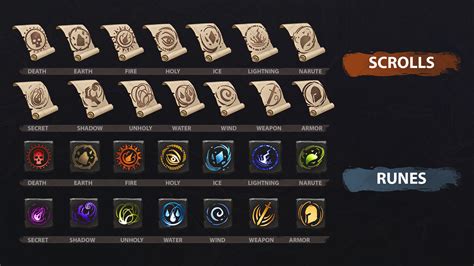 Artstation Rune And Scroll Icons Game Assets