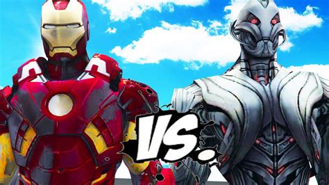 Download Epic Battle Iron Man Vs Ultron Wallpaper