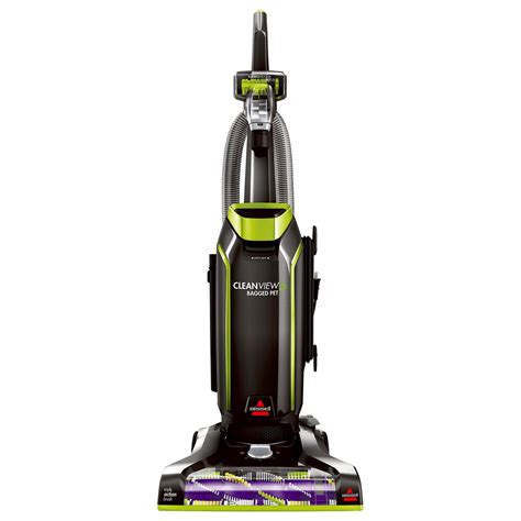 Bissell Cleanview Bagged Pet Upright Vacuum In Black And Chacha Lime