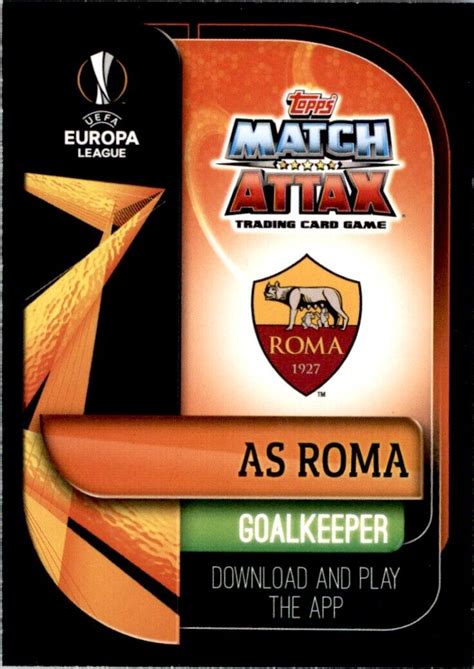 Match Attax Champions League 19 20 Pau L Pez AS Roma No 240 EBay