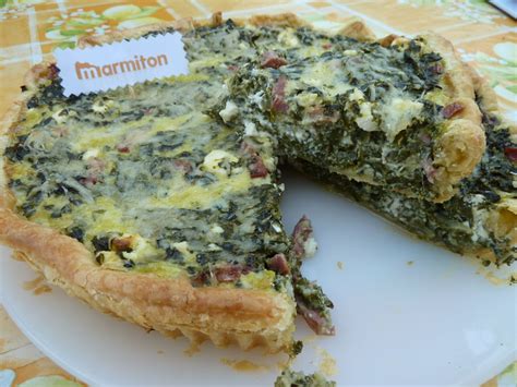 Quiche au vert de blette et féta Recette de quiche au vert de blette