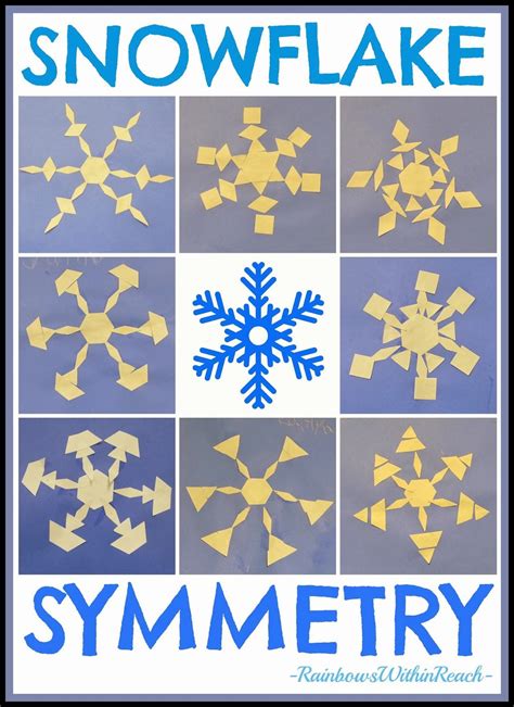 Snowflake Symmetry In Kindergarten Anchor Charts Christmas