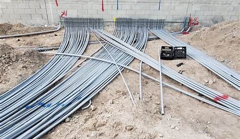 conduit for electrical wiring underground