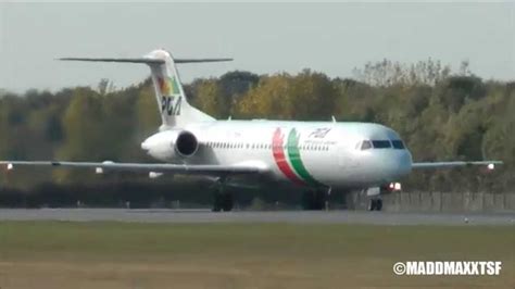 You're at the right place. Fokker 100 PGA Portugalia Airlines - YouTube
