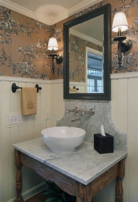 How To Create Powder Rooms That Wow Your Guests Powder Room Design Rustic Powder Room Small